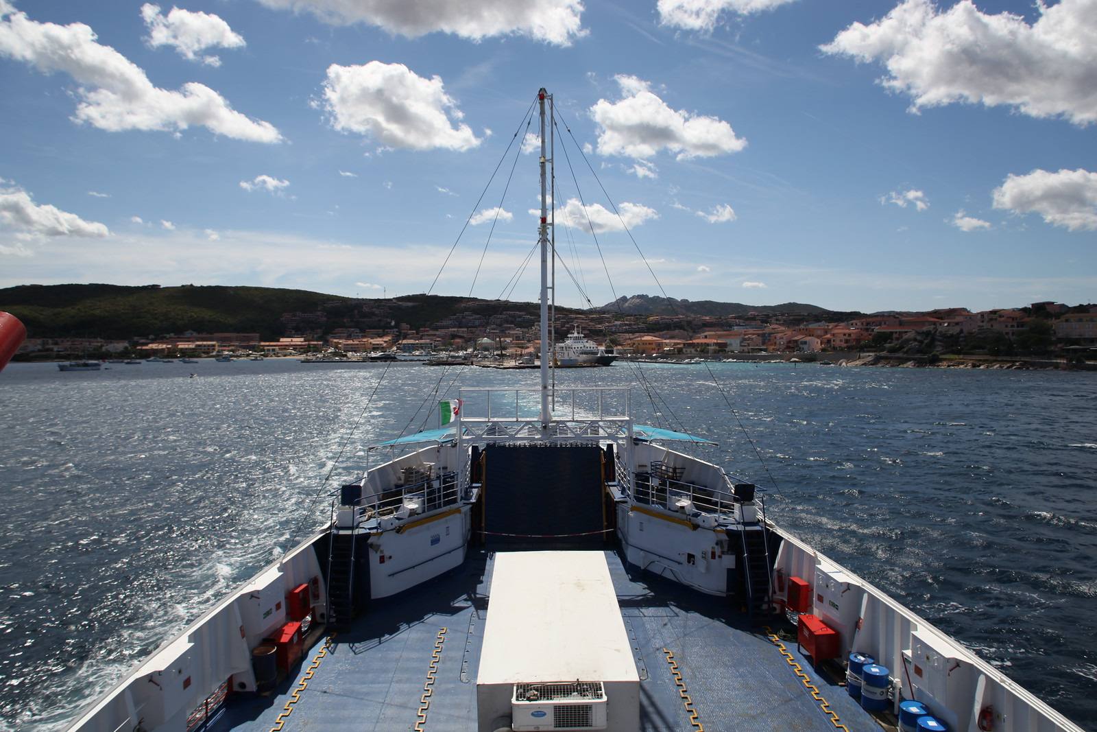 On the ferry from Palau, heading for La Maddalena