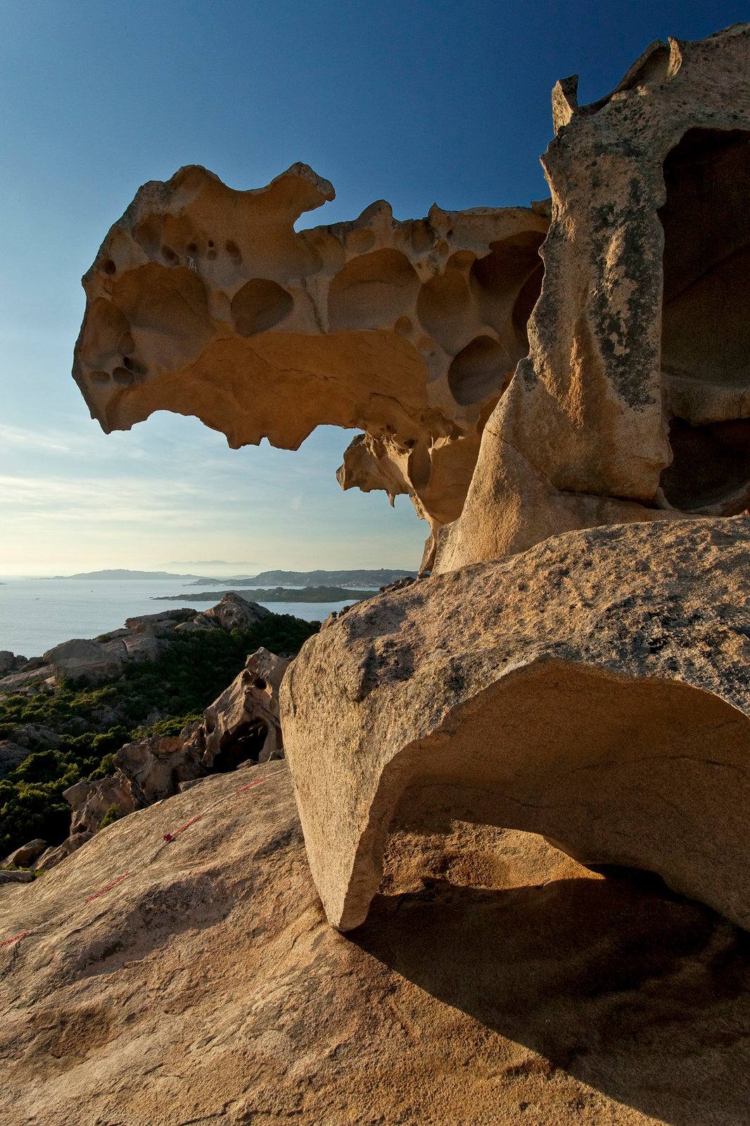 The granite Bear Rock at Capo d'Orso